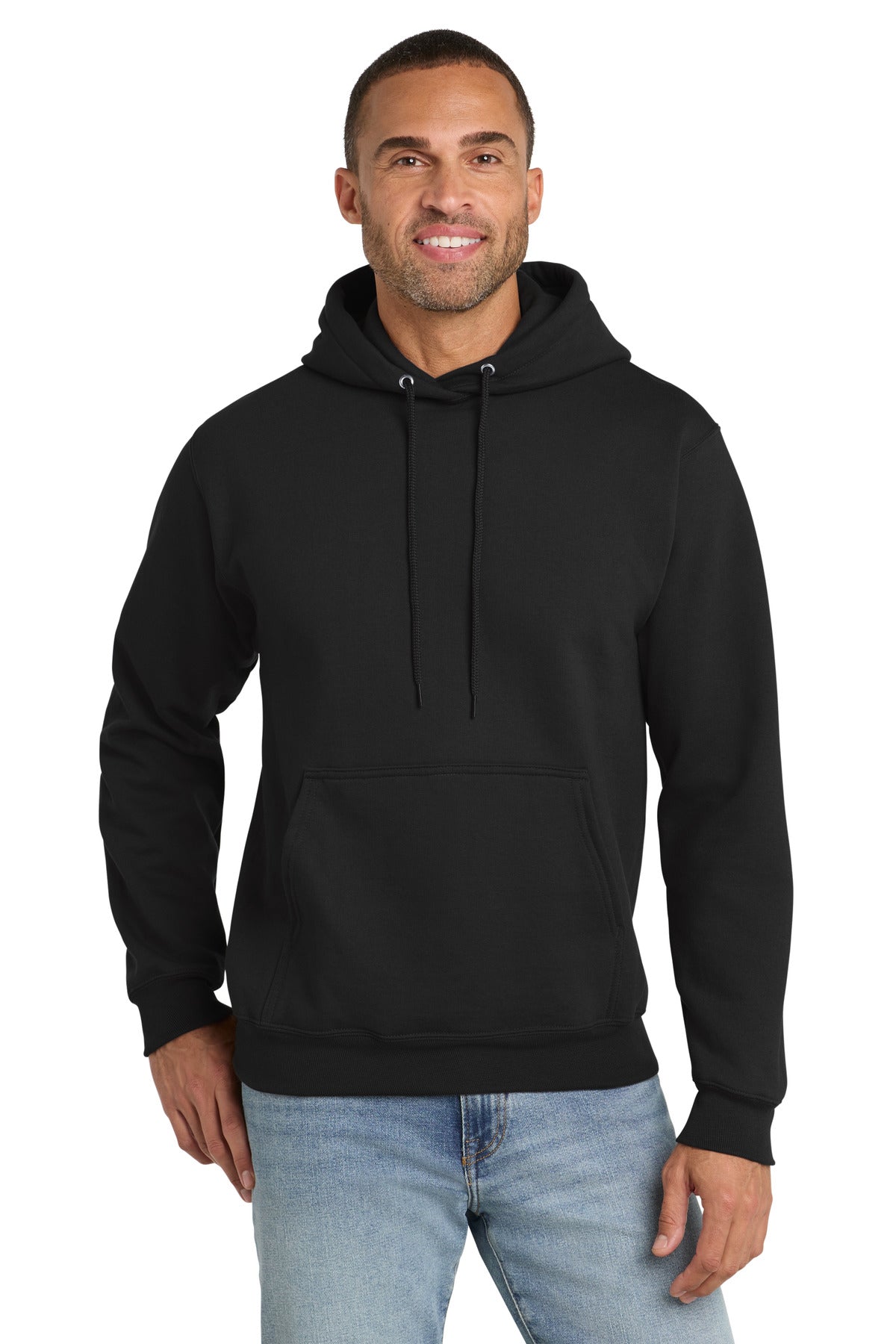 port & co ™  essential fleece pullover hooded sweatshirt.  pc90h