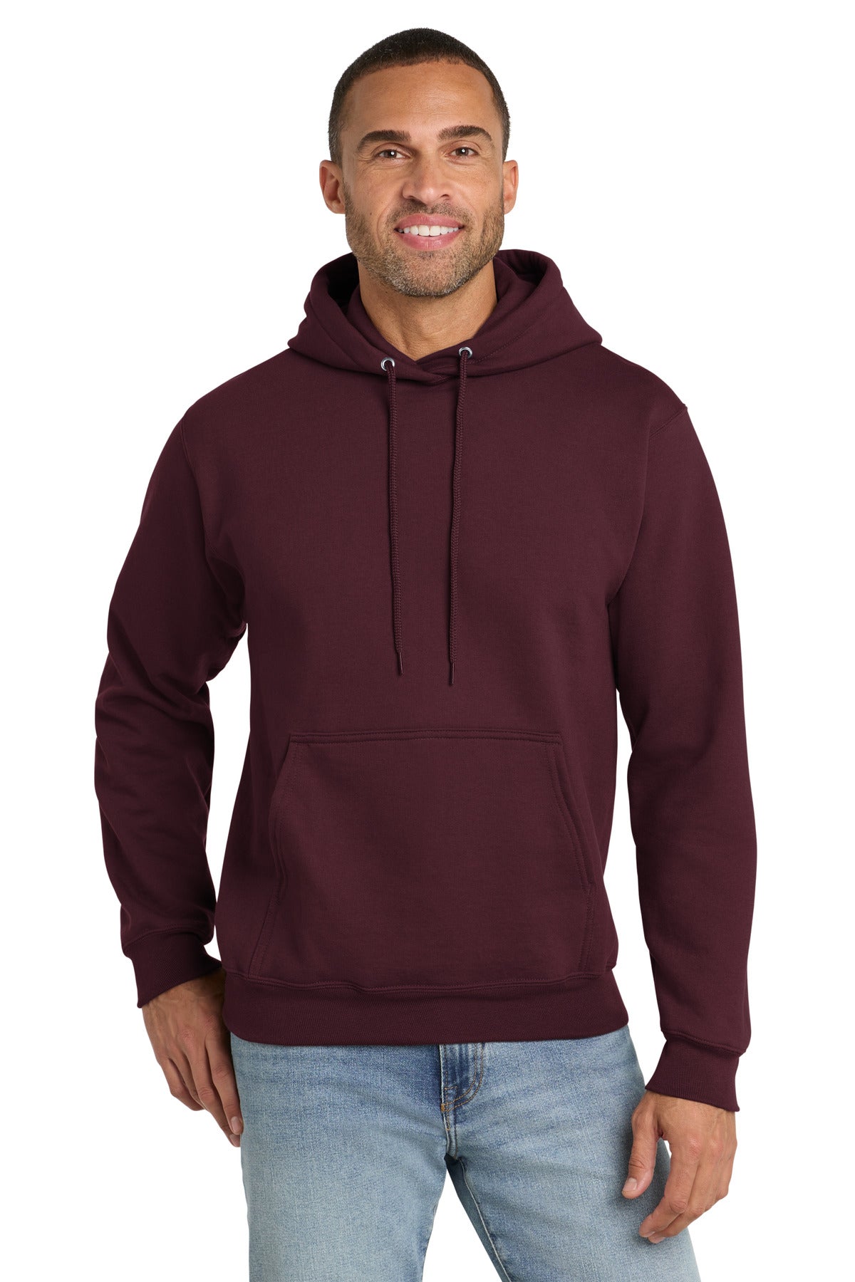 port & co ™  essential fleece pullover hooded sweatshirt.  pc90h