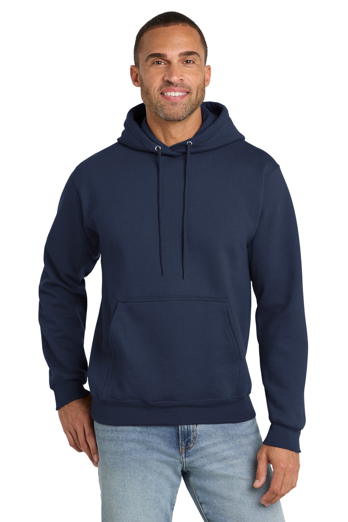 port & co ™  essential fleece pullover hooded sweatshirt.  pc90h