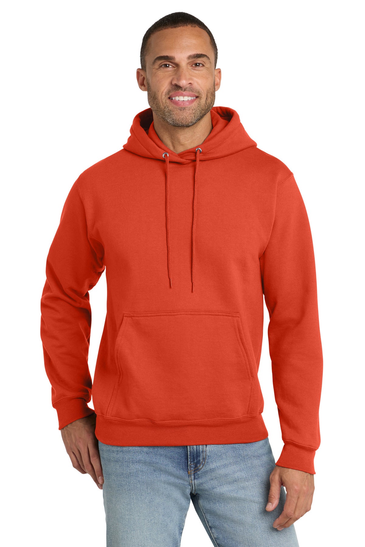 port & co ™  essential fleece pullover hooded sweatshirt.  pc90h
