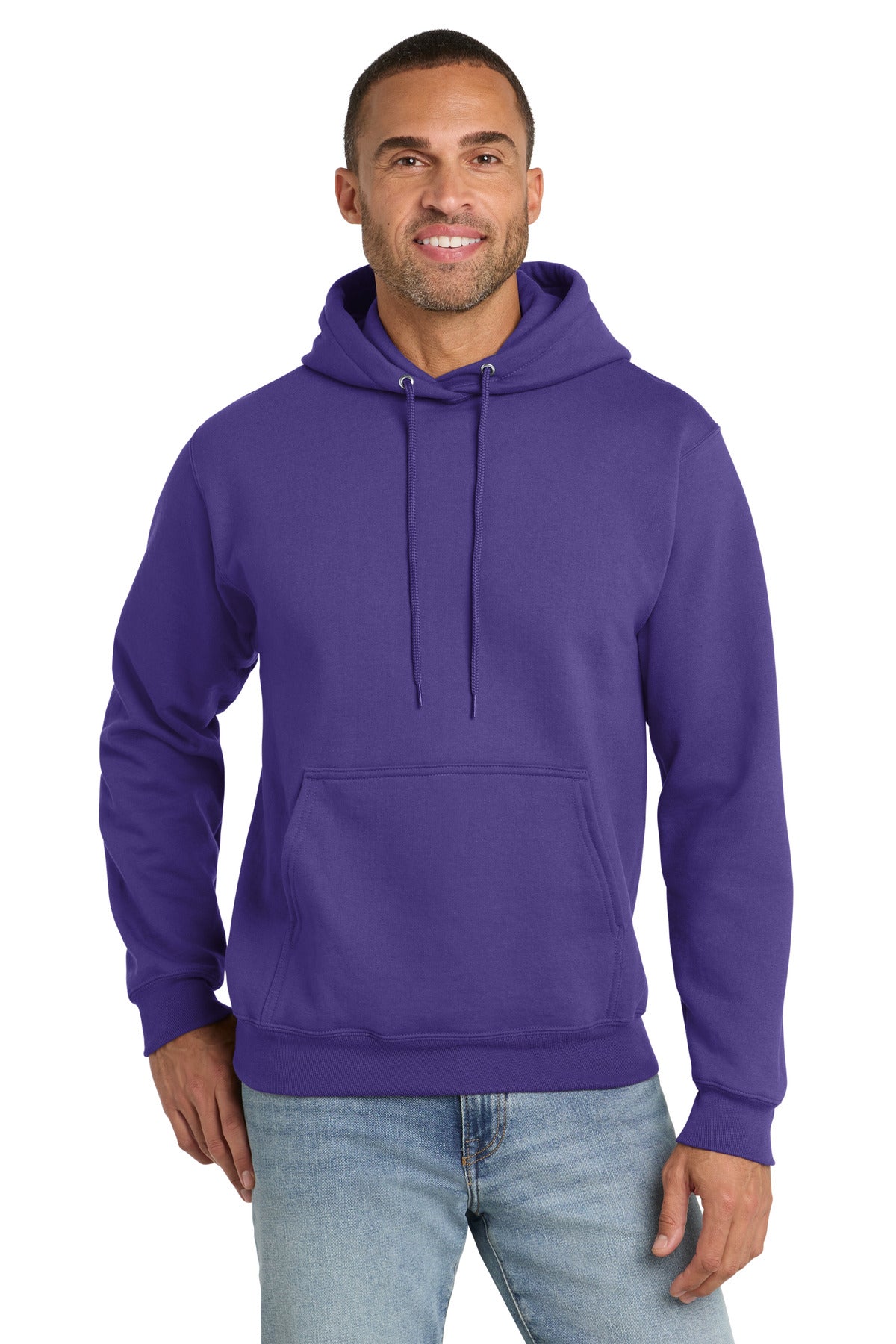 port & co ™  essential fleece pullover hooded sweatshirt.  pc90h