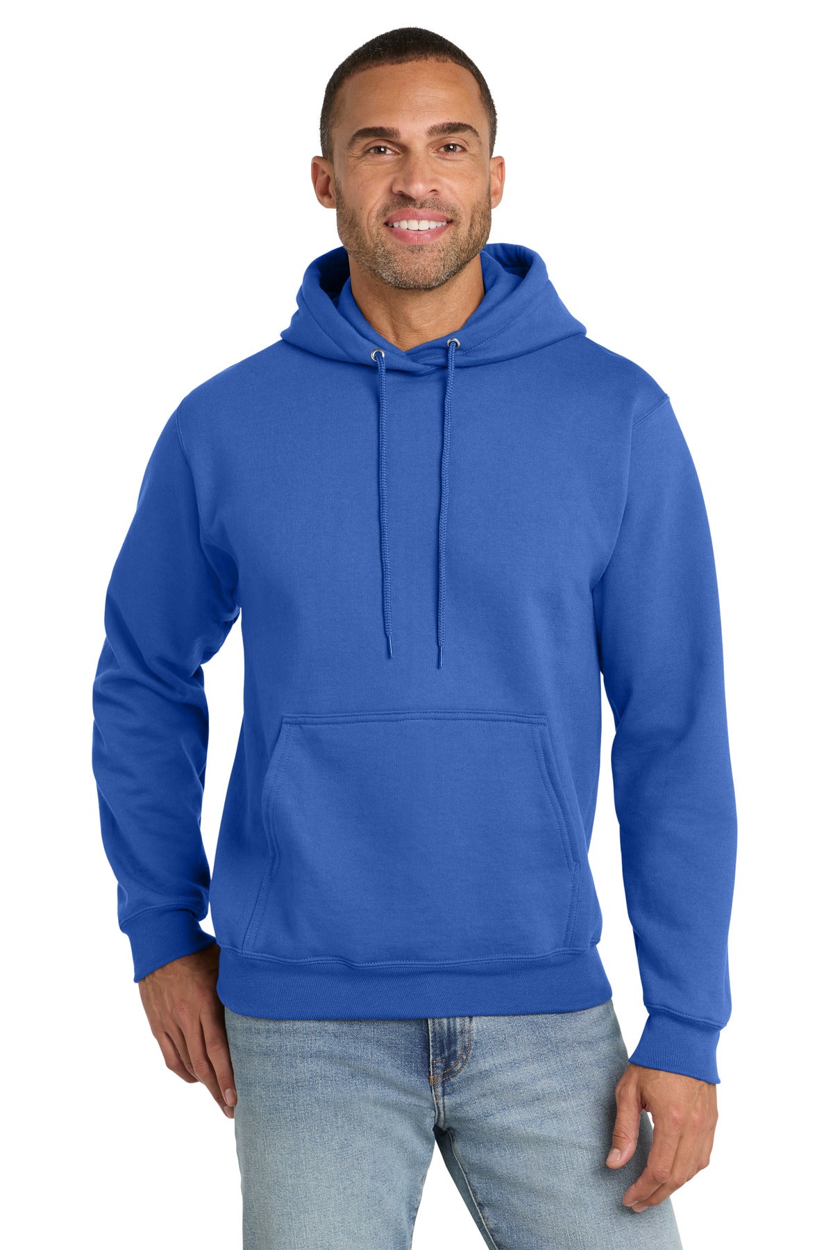 port & co ™  essential fleece pullover hooded sweatshirt.  pc90h