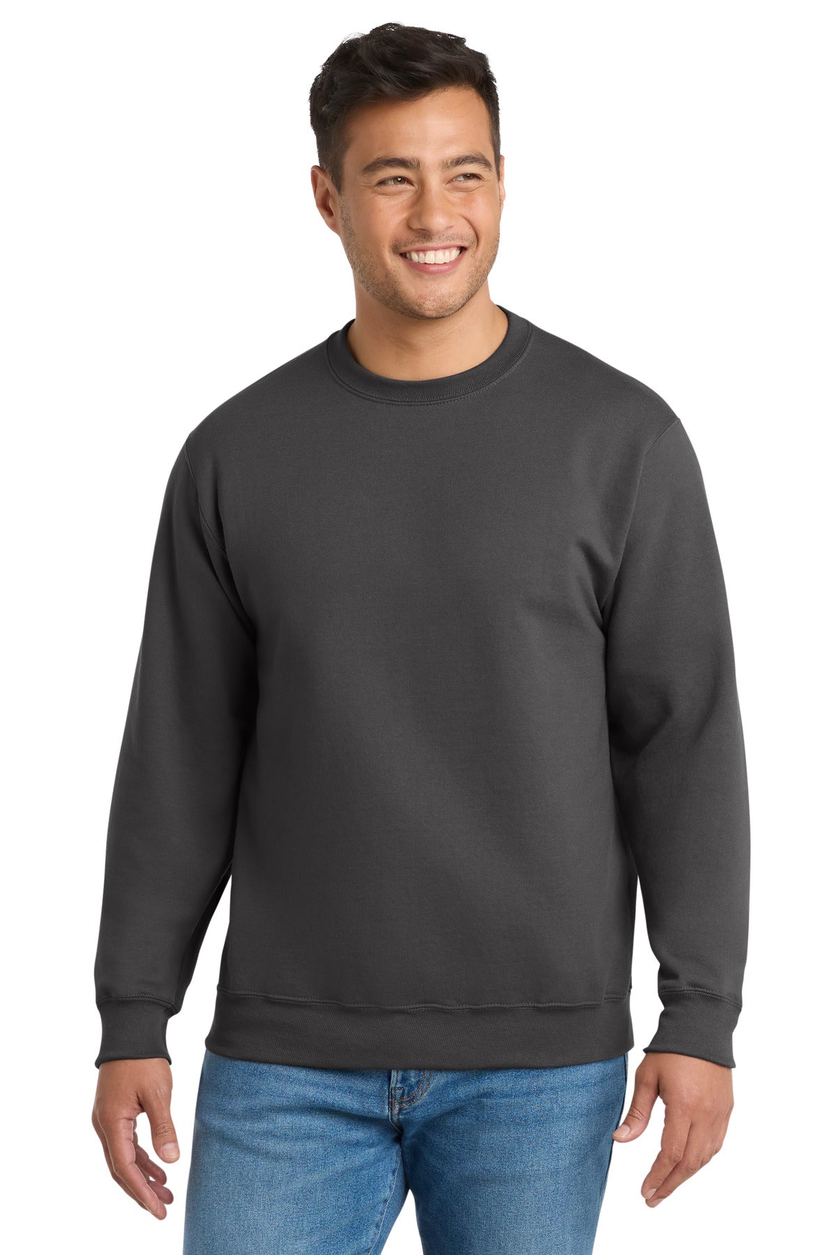 port & co ™  essential fleece crewneck sweatshirt.  pc90