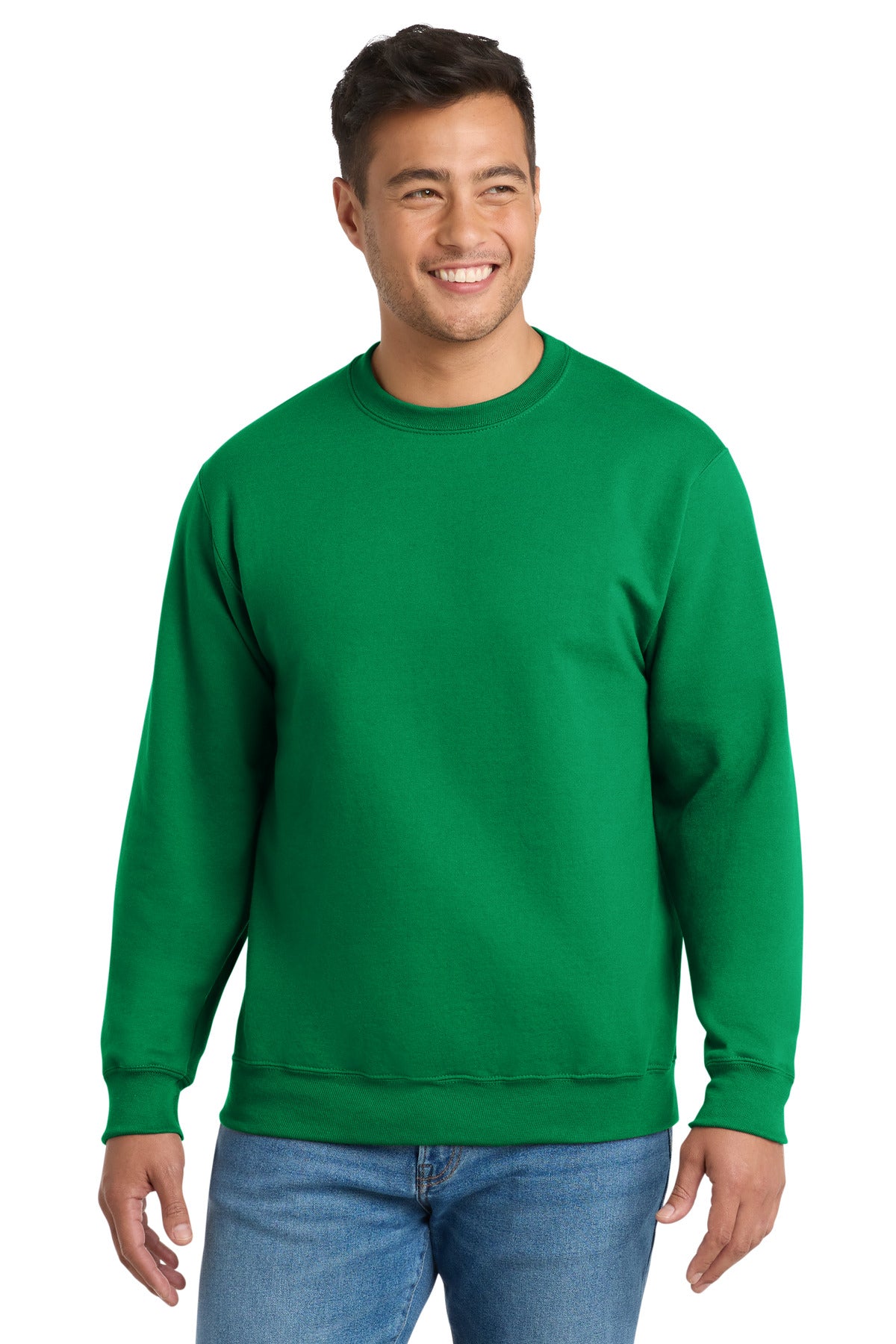 port & co ™  essential fleece crewneck sweatshirt.  pc90
