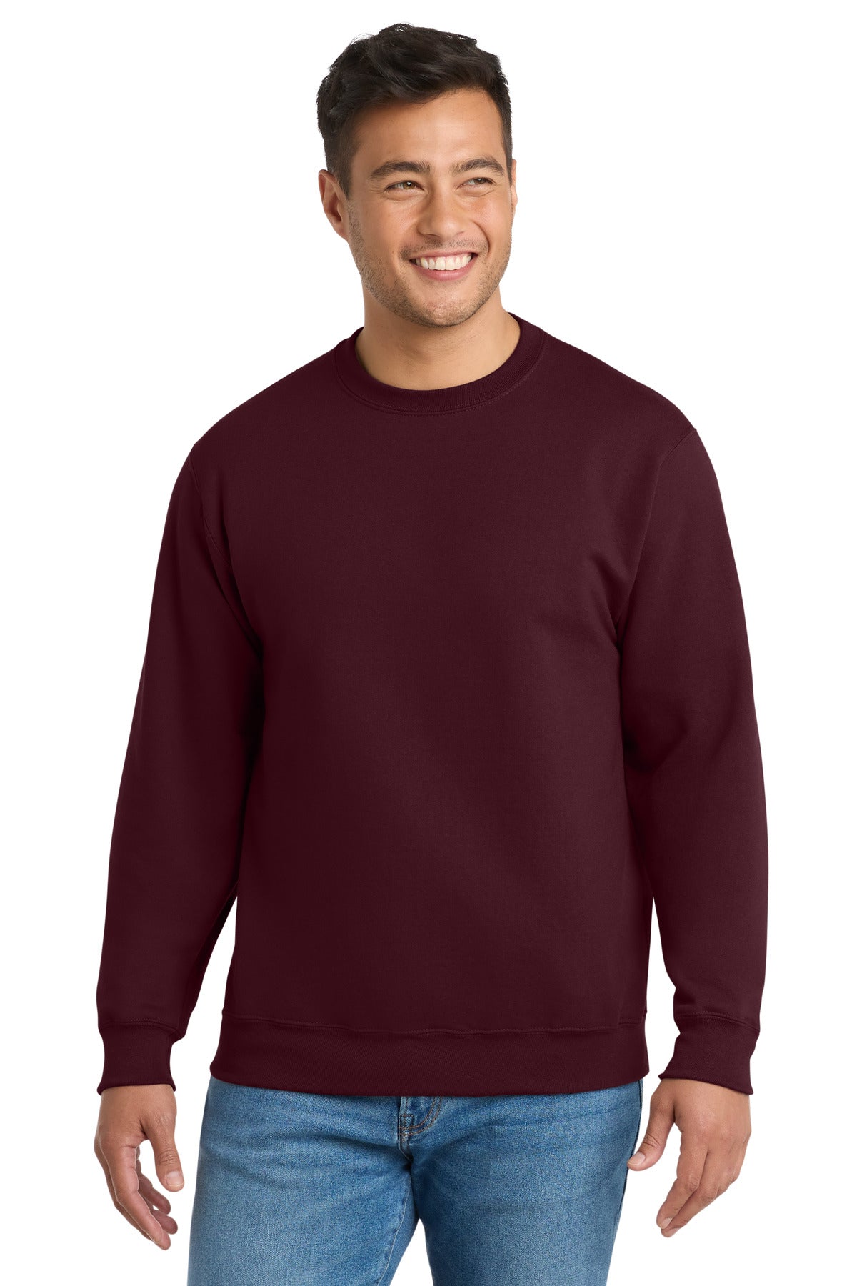 port & co ™  essential fleece crewneck sweatshirt.  pc90
