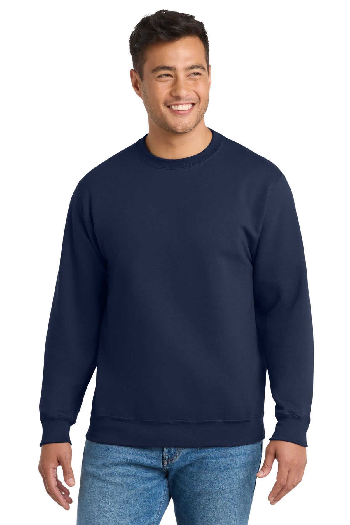 port & co ™  essential fleece crewneck sweatshirt.  pc90