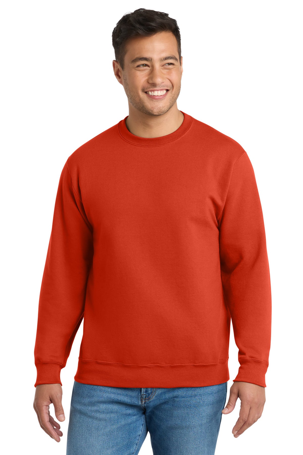 port & co ™  essential fleece crewneck sweatshirt.  pc90
