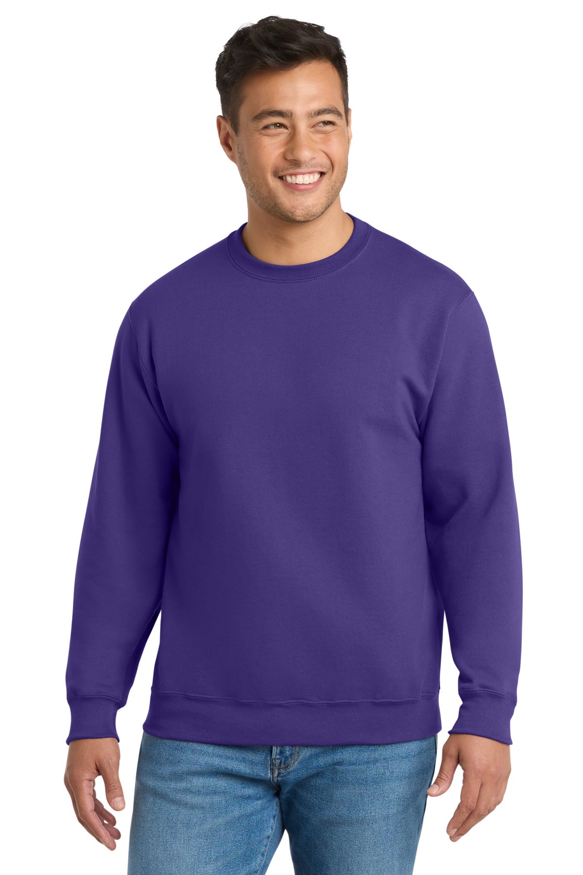 port & co ™  essential fleece crewneck sweatshirt.  pc90
