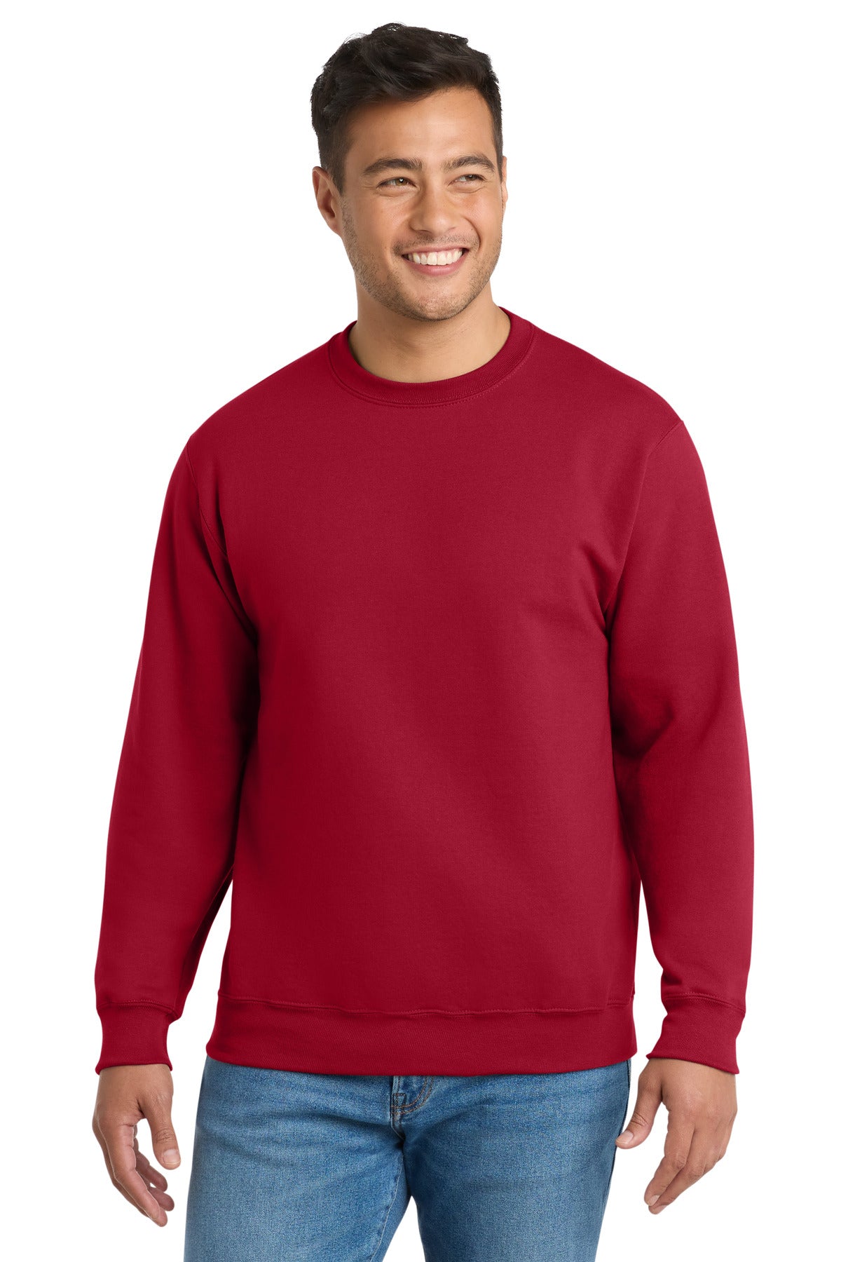 port & co ™  essential fleece crewneck sweatshirt.  pc90