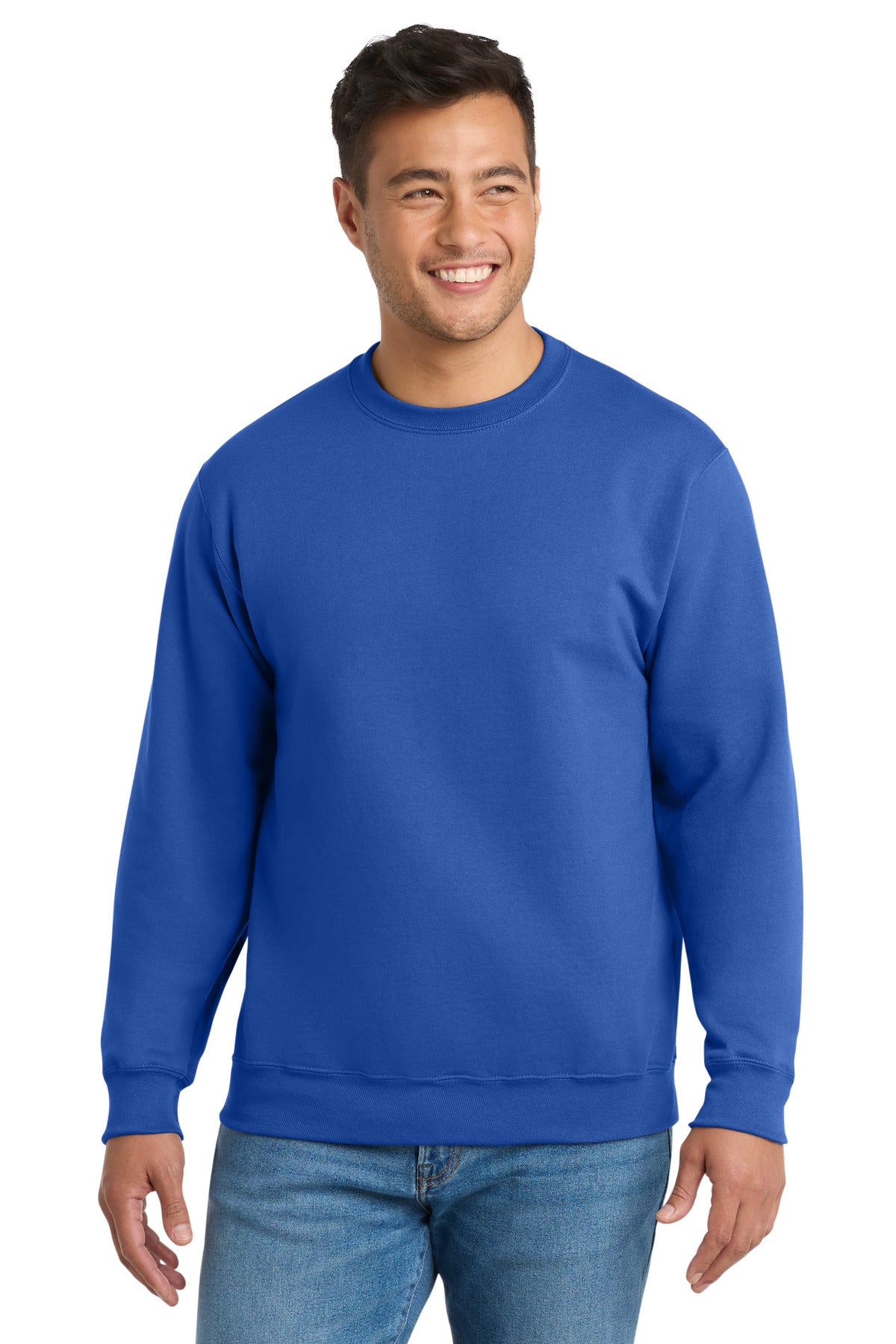 port & co ™  essential fleece crewneck sweatshirt.  pc90