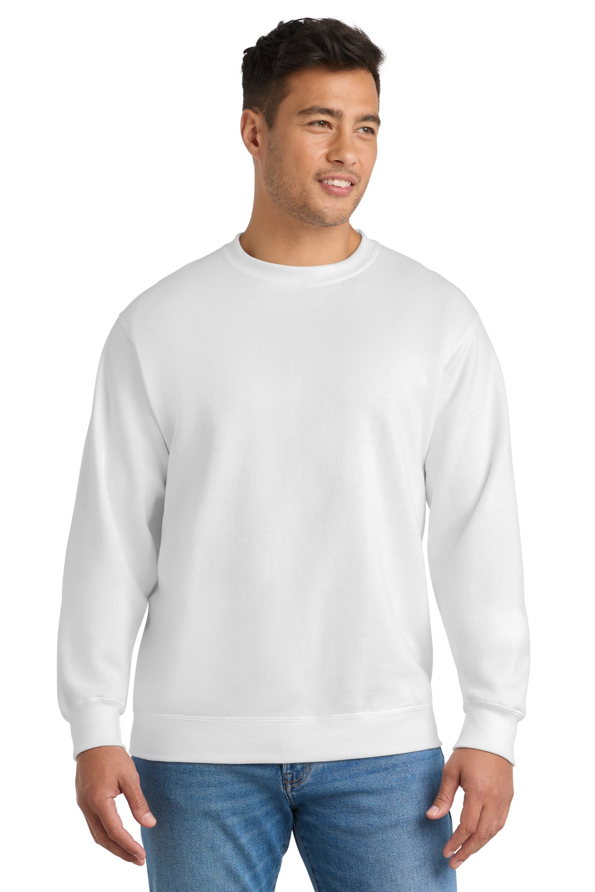 port & co ™  essential fleece crewneck sweatshirt.  pc90