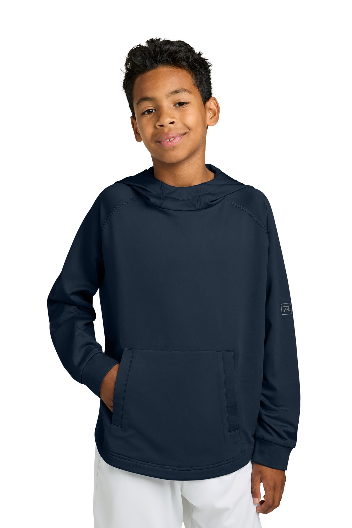 richardson youth charge performance fleece long sleeve hoodie ry7200lsh