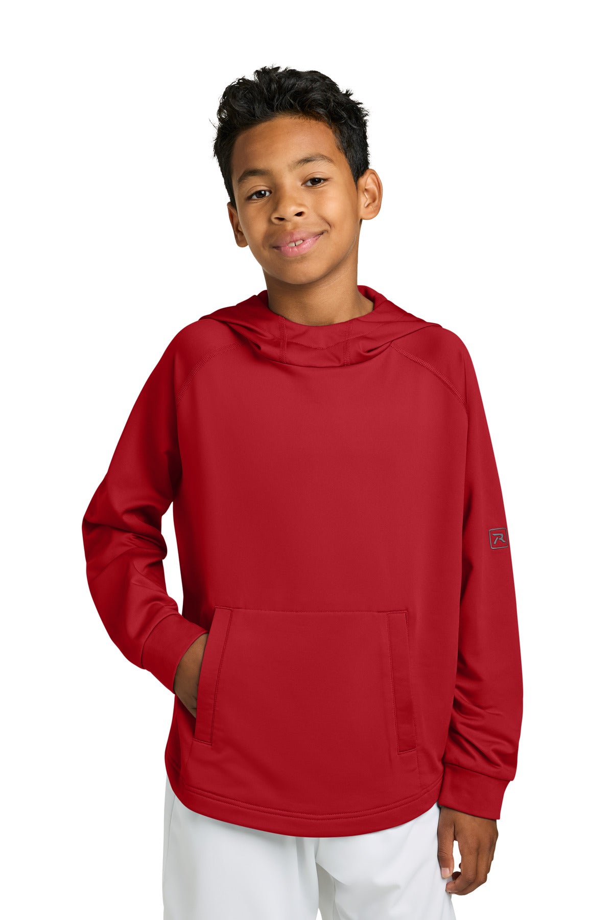 richardson youth charge performance fleece long sleeve hoodie ry7200lsh