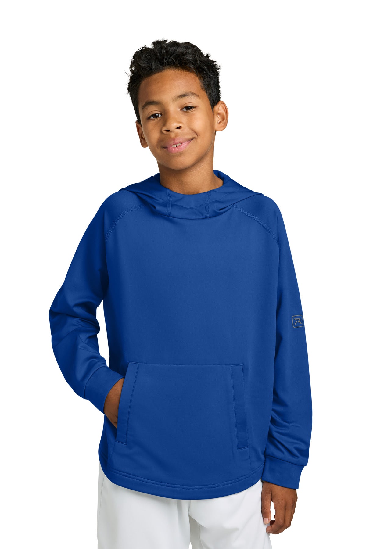 richardson youth charge performance fleece long sleeve hoodie ry7200lsh