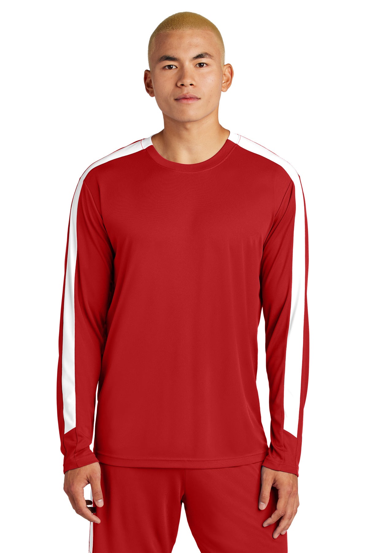 sport-tek ®  competitor ™  united long sleeve crew st100ls