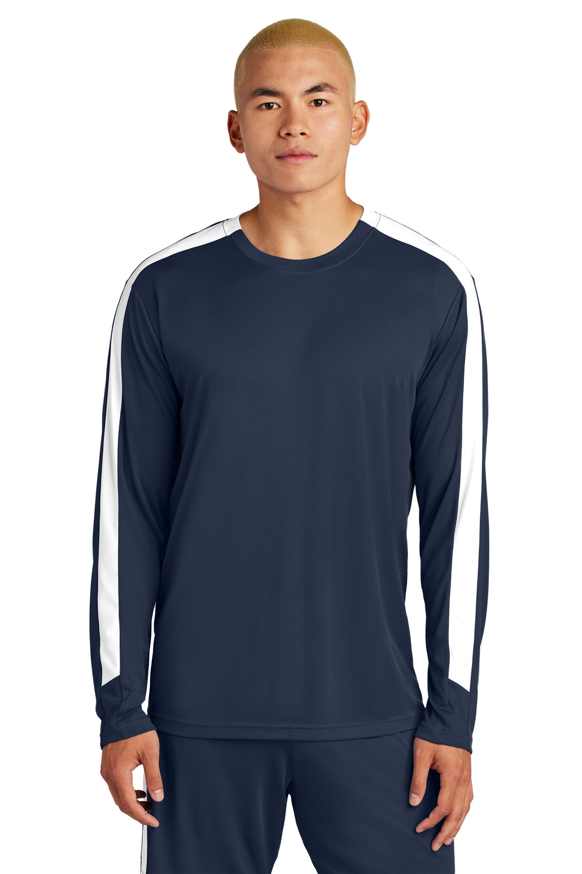 sport-tek ®  competitor ™  united long sleeve crew st100ls