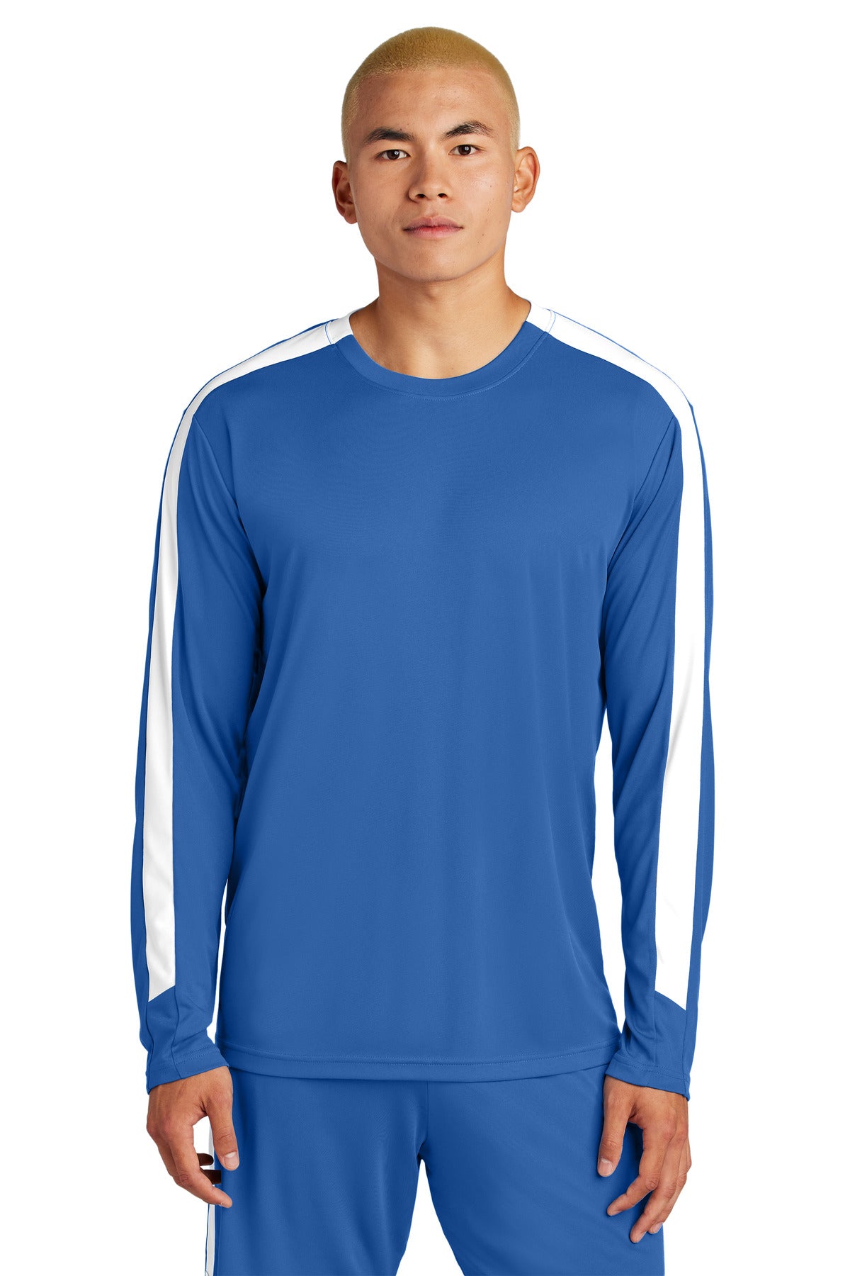 sport-tek ®  competitor ™  united long sleeve crew st100ls