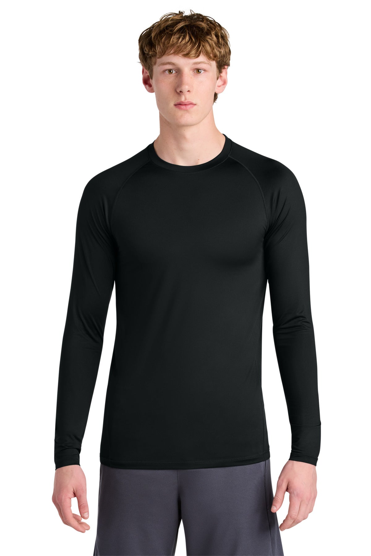 sport-tek ®  posicharge ®  compression long sleeve tee st120ls