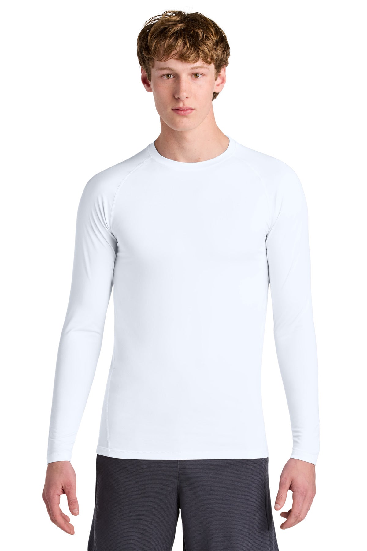sport-tek ®  posicharge ®  compression long sleeve tee st120ls