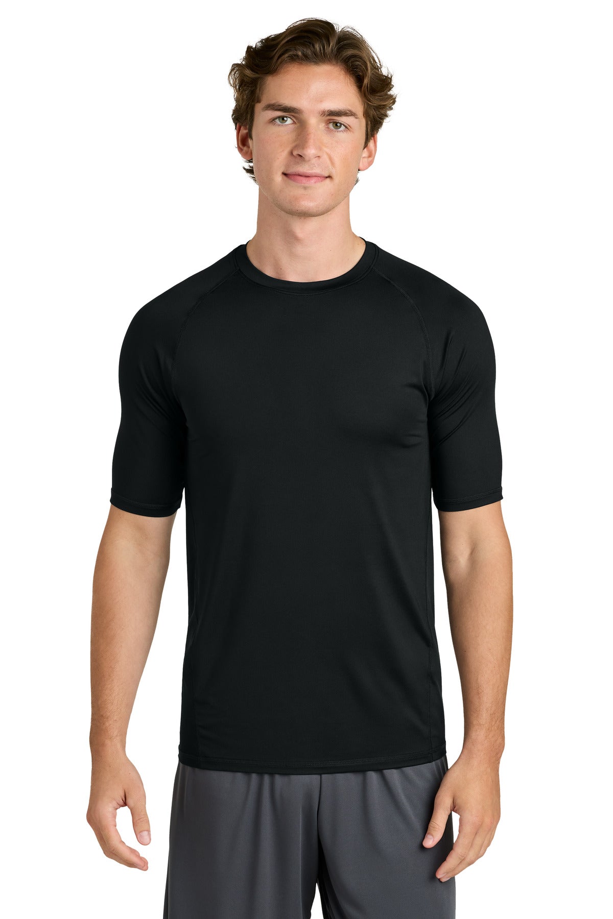 sport-tek ®  posicharge ®  compression 1/2-sleeve tee st120