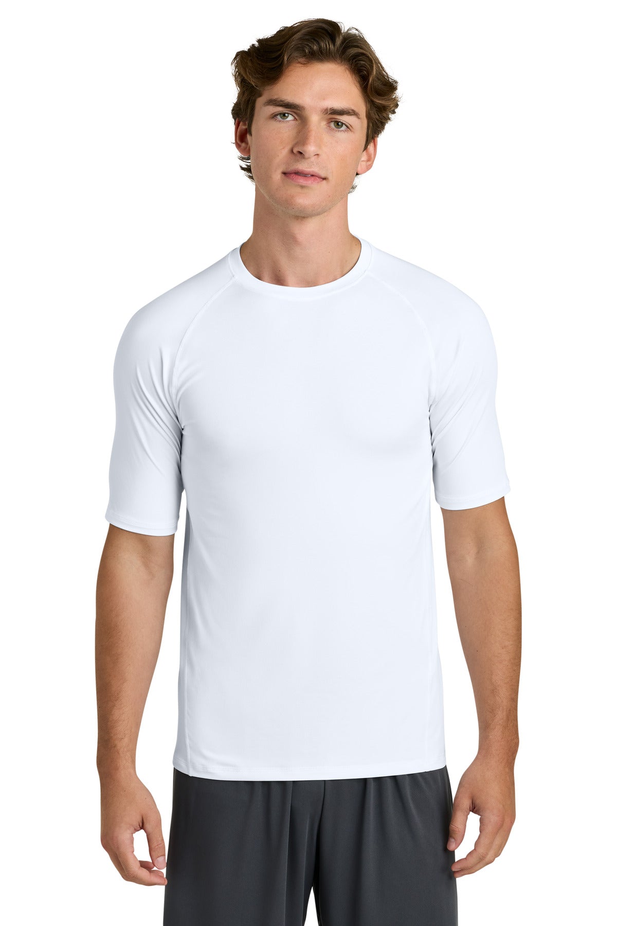 sport-tek ®  posicharge ®  compression 1/2-sleeve tee st120