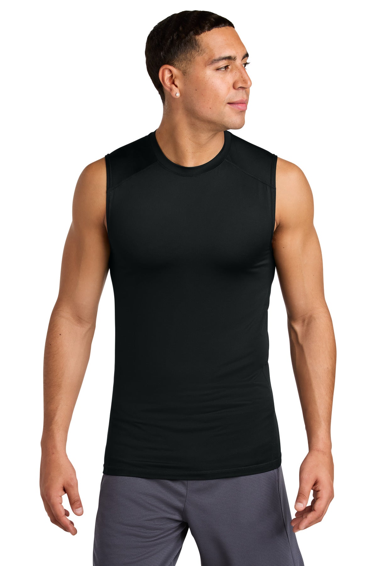 sport-tek ®  posicharge ®  compression sleeveless tee st121sl