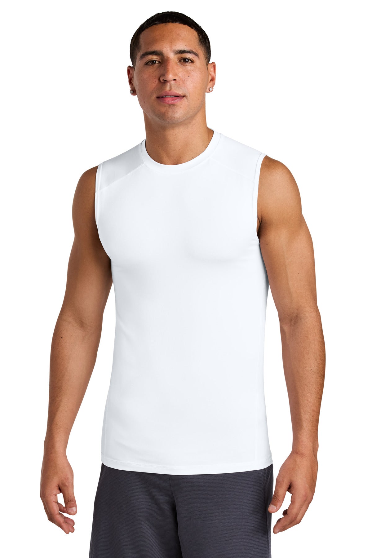 sport-tek ®  posicharge ®  compression sleeveless tee st121sl