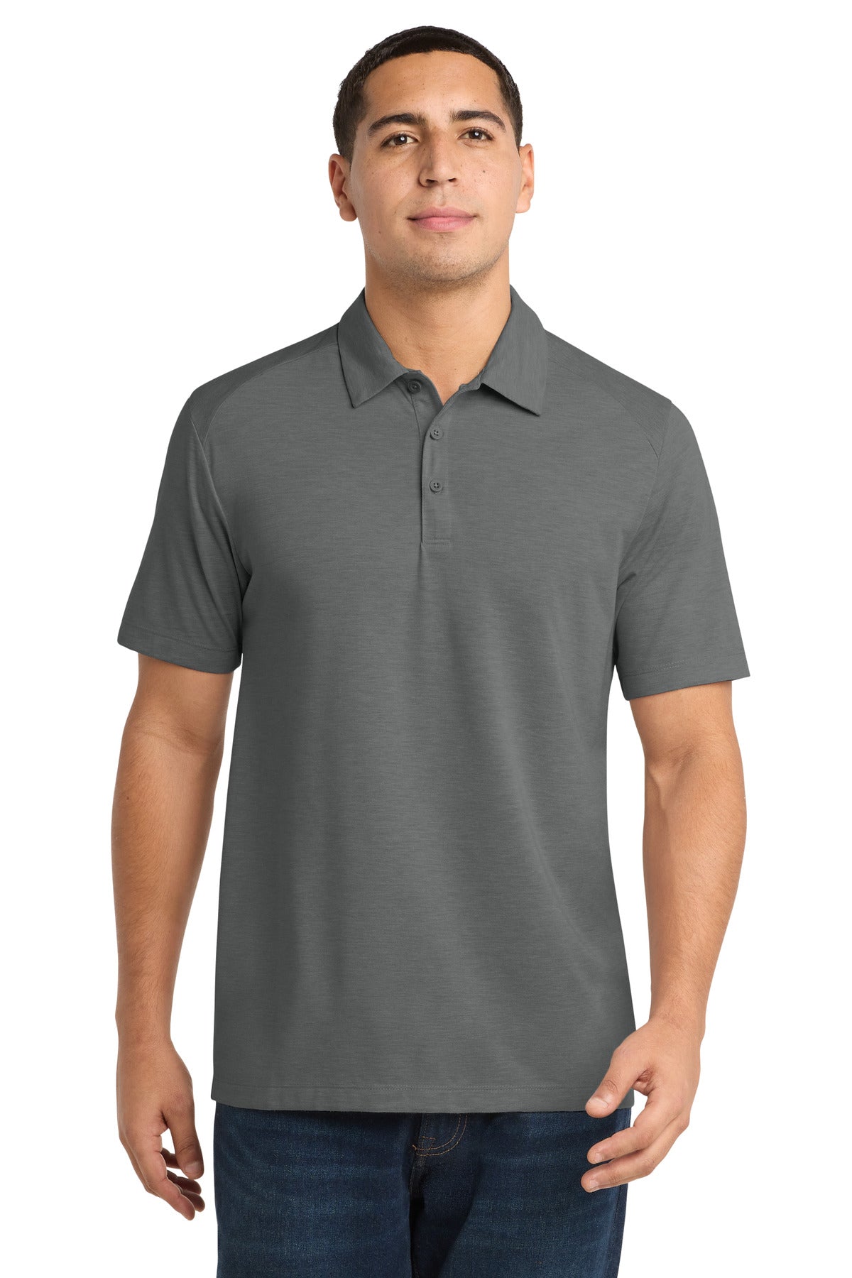 sport-tek  ®  posicharge  ®  tri-blend wicking polo. st405