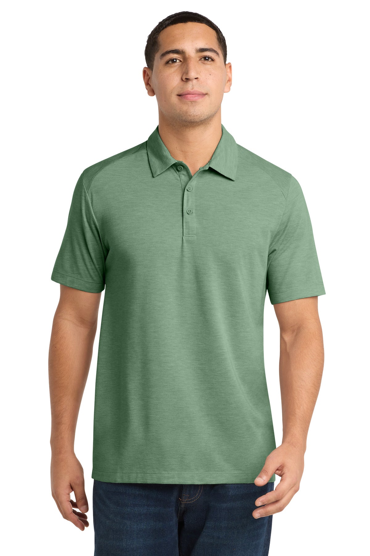 sport-tek  ®  posicharge  ®  tri-blend wicking polo. st405