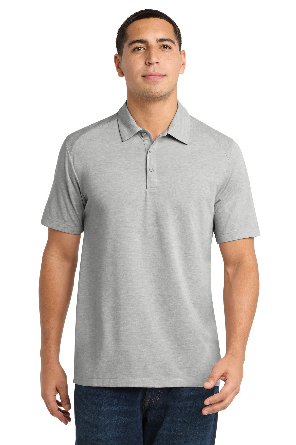 sport-tek  ®  posicharge  ®  tri-blend wicking polo. st405