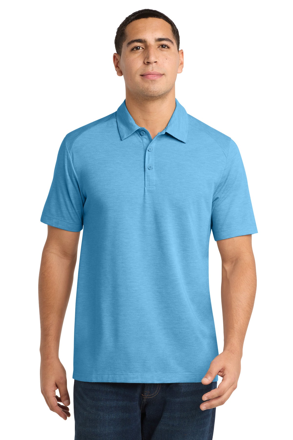 sport-tek  ®  posicharge  ®  tri-blend wicking polo. st405