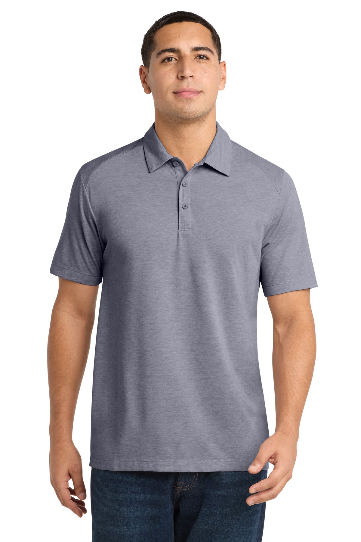 sport-tek  ®  posicharge  ®  tri-blend wicking polo. st405