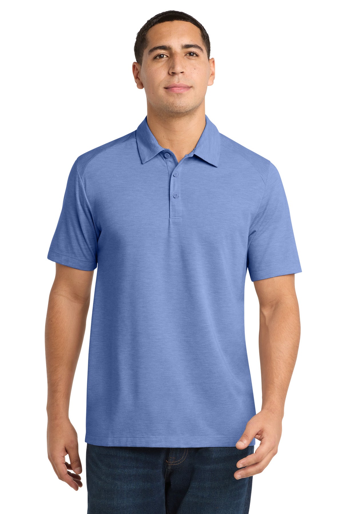 sport-tek  ®  posicharge  ®  tri-blend wicking polo. st405