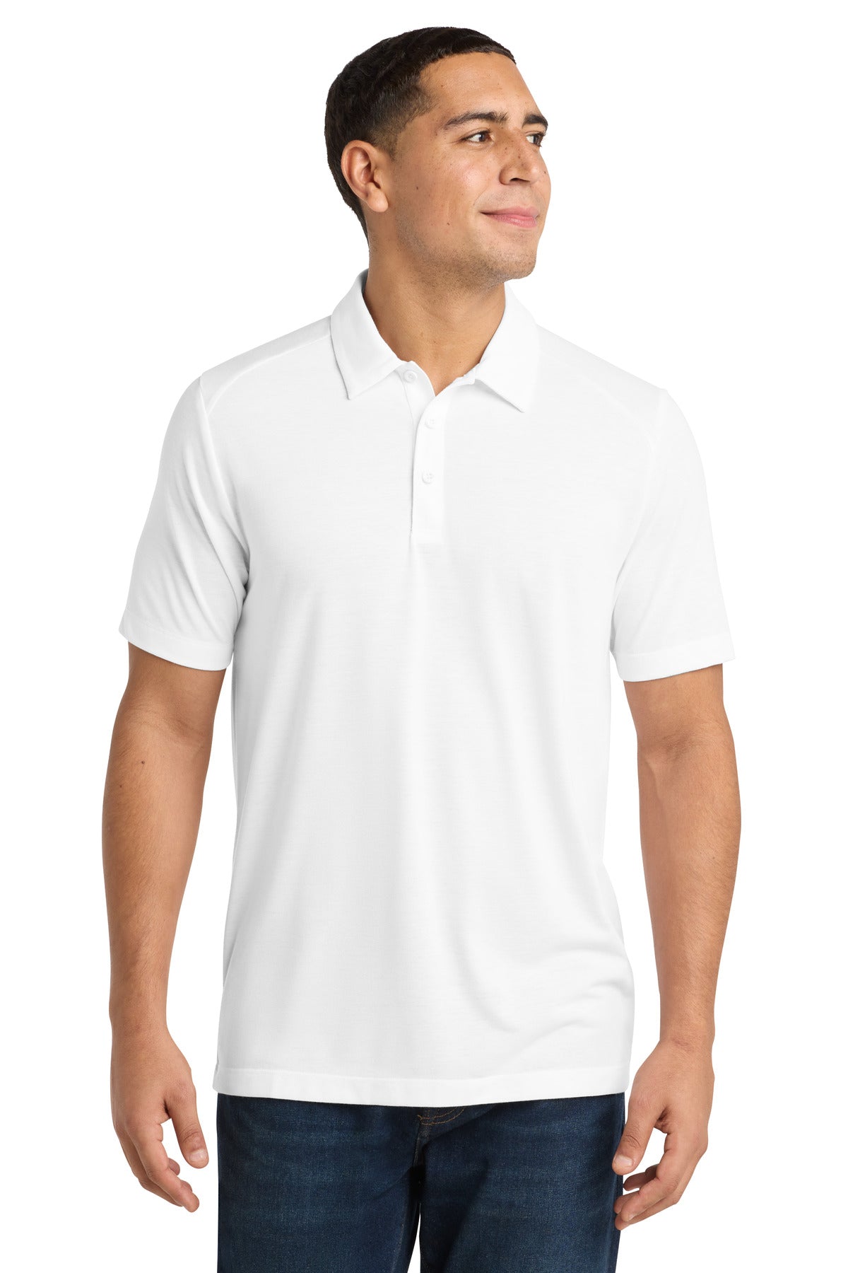 sport-tek  ®  posicharge  ®  tri-blend wicking polo. st405