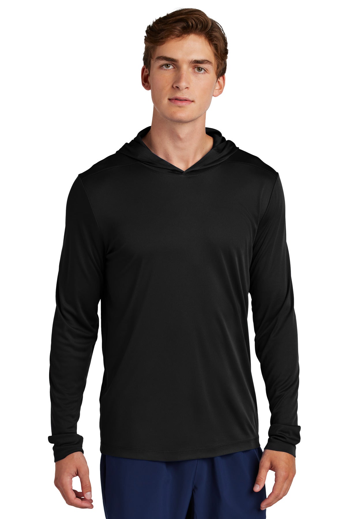 sport-tek ®  posi-uv ®  pro long sleeve hoodie st420lsh