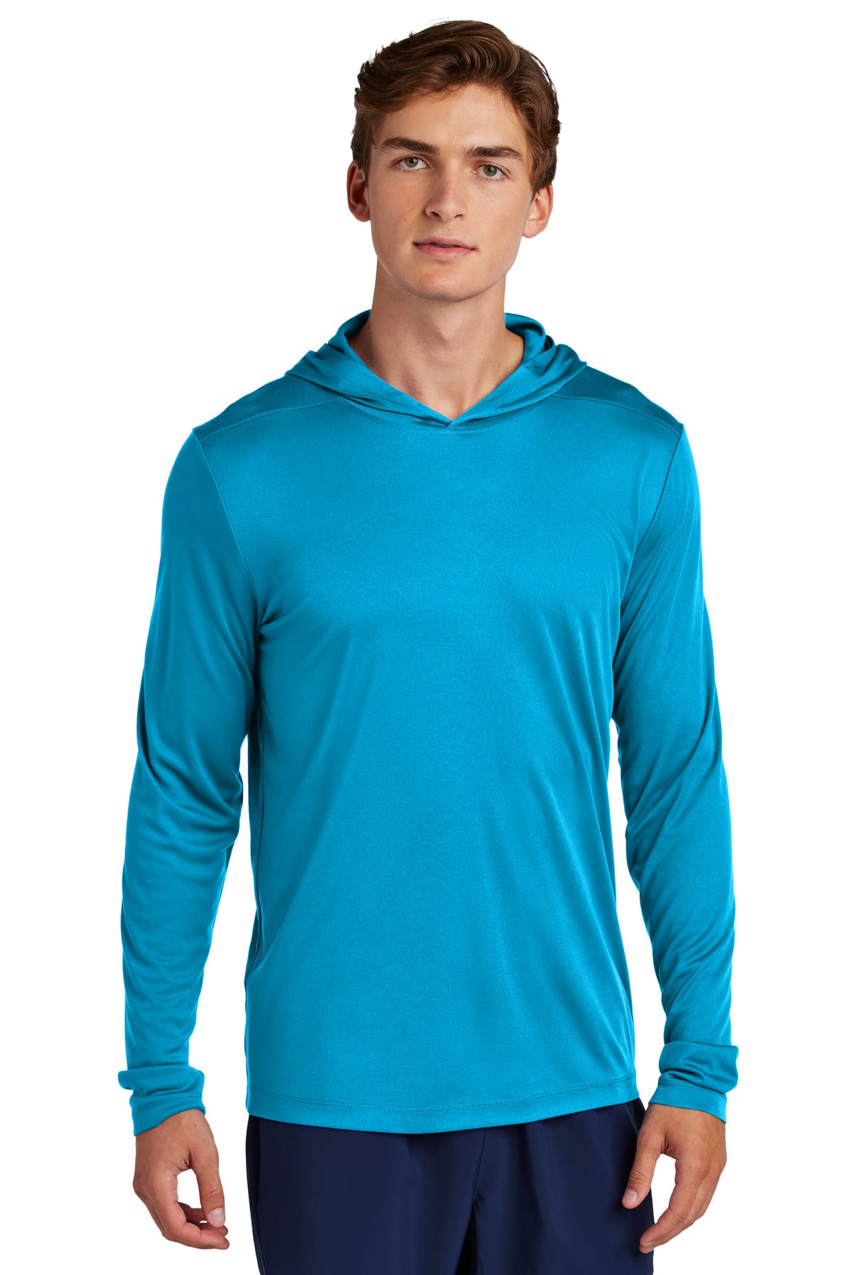sport-tek ®  posi-uv ®  pro long sleeve hoodie st420lsh