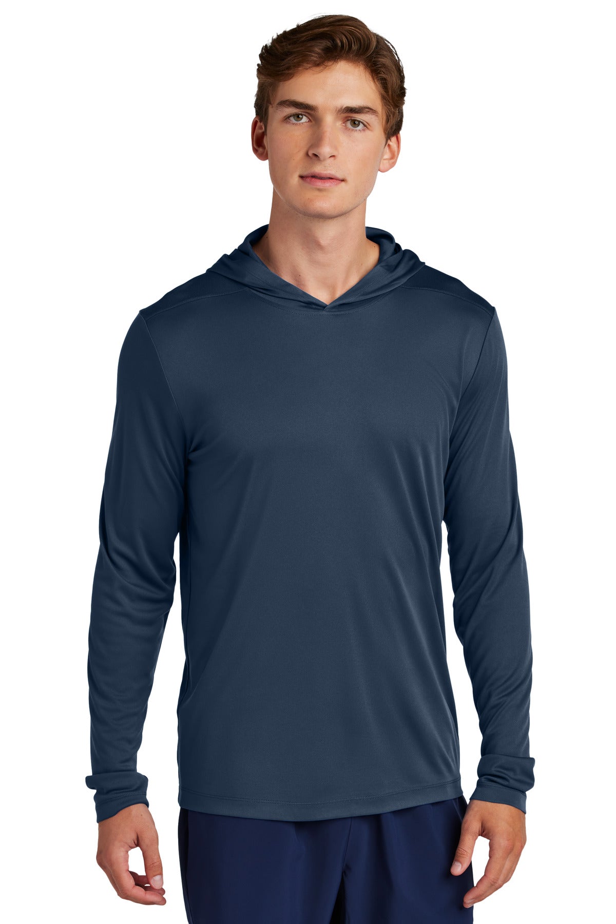 sport-tek ®  posi-uv ®  pro long sleeve hoodie st420lsh