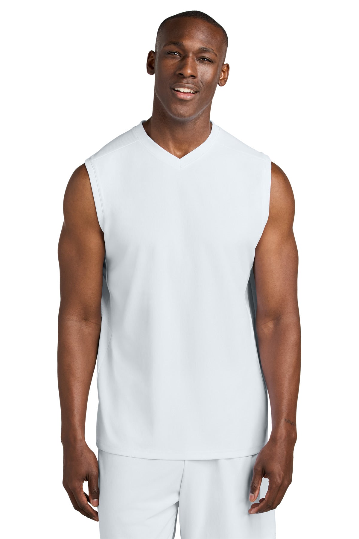 sport-tek ®  club sleeveless v-neck st441