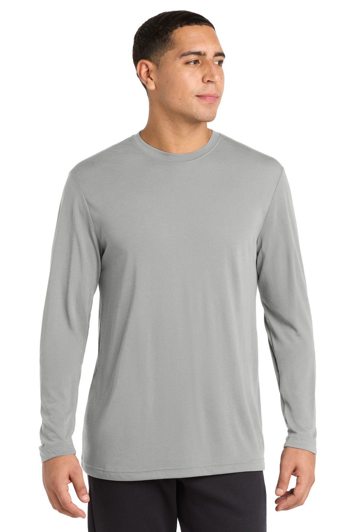 sport-tek ®  long sleeve posicharge ®  competitor ™  cotton touch ™  tee. st450ls