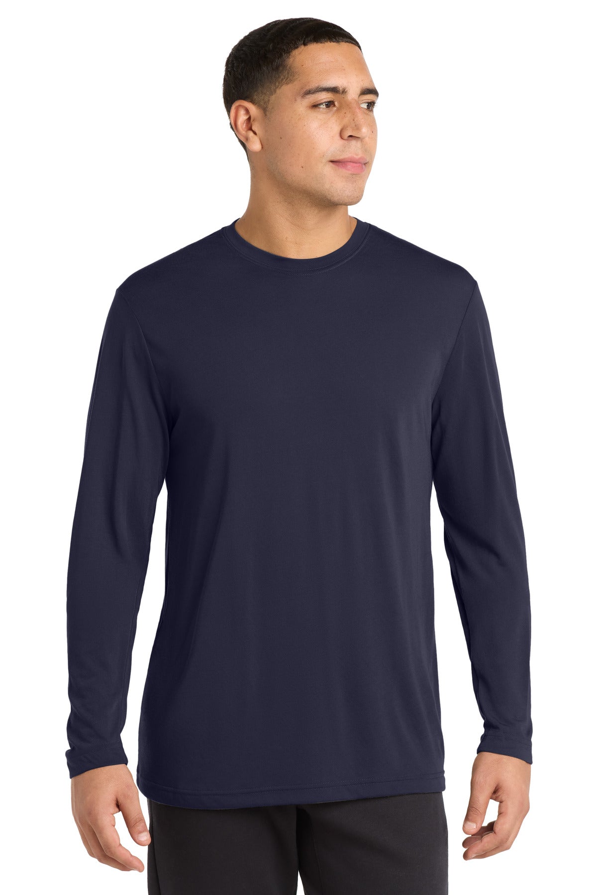 sport-tek ®  long sleeve posicharge ®  competitor ™  cotton touch ™  tee. st450ls