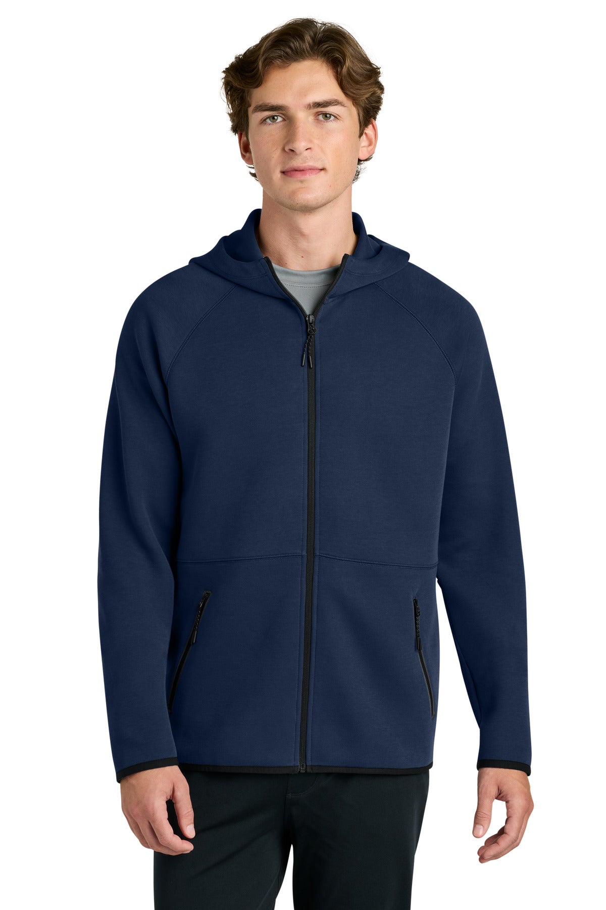 sport-tek ® phenom full-zip hoodie st840