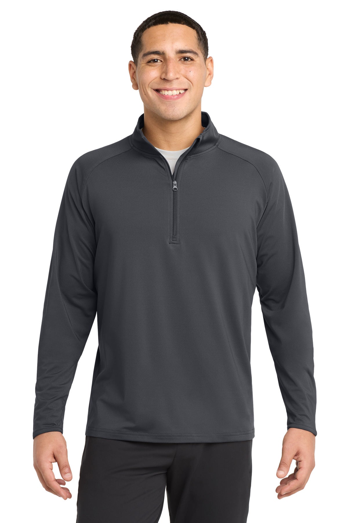 sport-tek ®  sport-wick ®  stretch 1/4-zip pullover. st850
