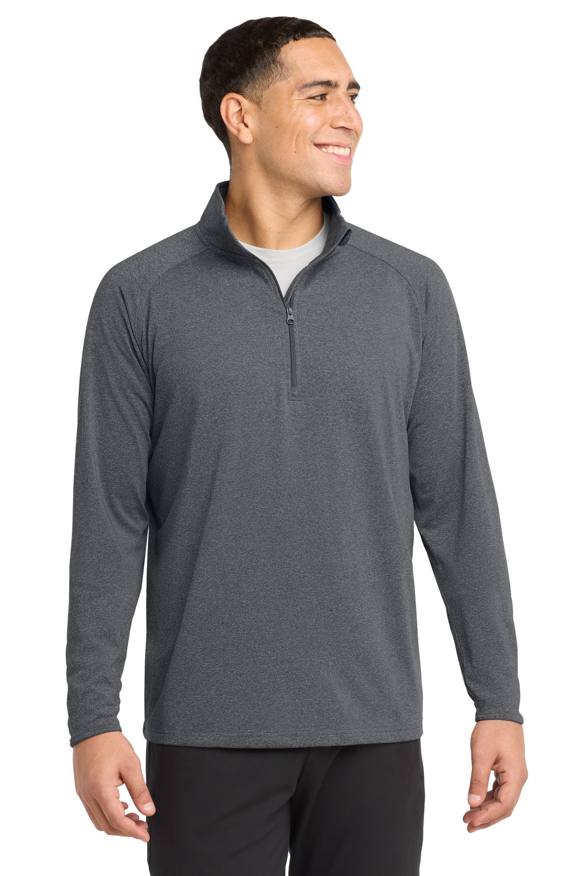 sport-tek ®  sport-wick ®  stretch 1/4-zip pullover. st850
