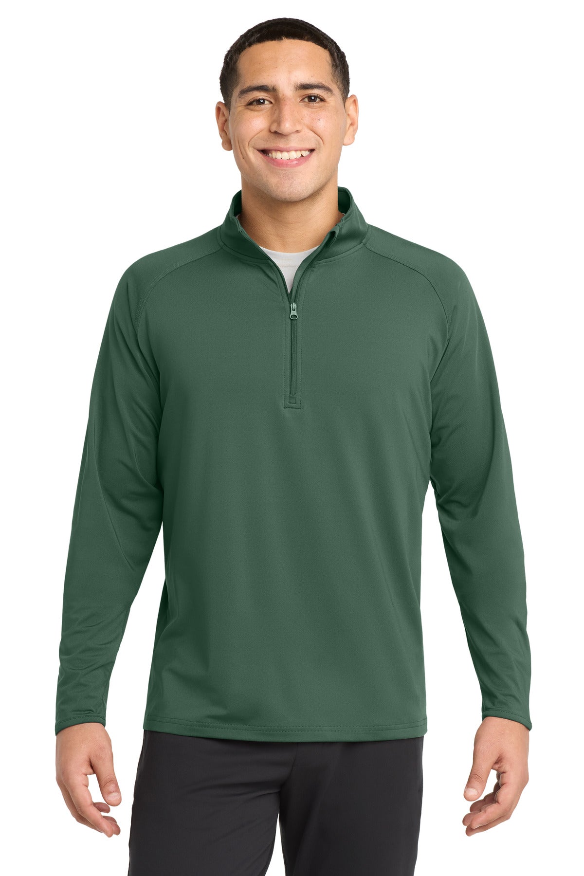 sport-tek ®  sport-wick ®  stretch 1/4-zip pullover. st850
