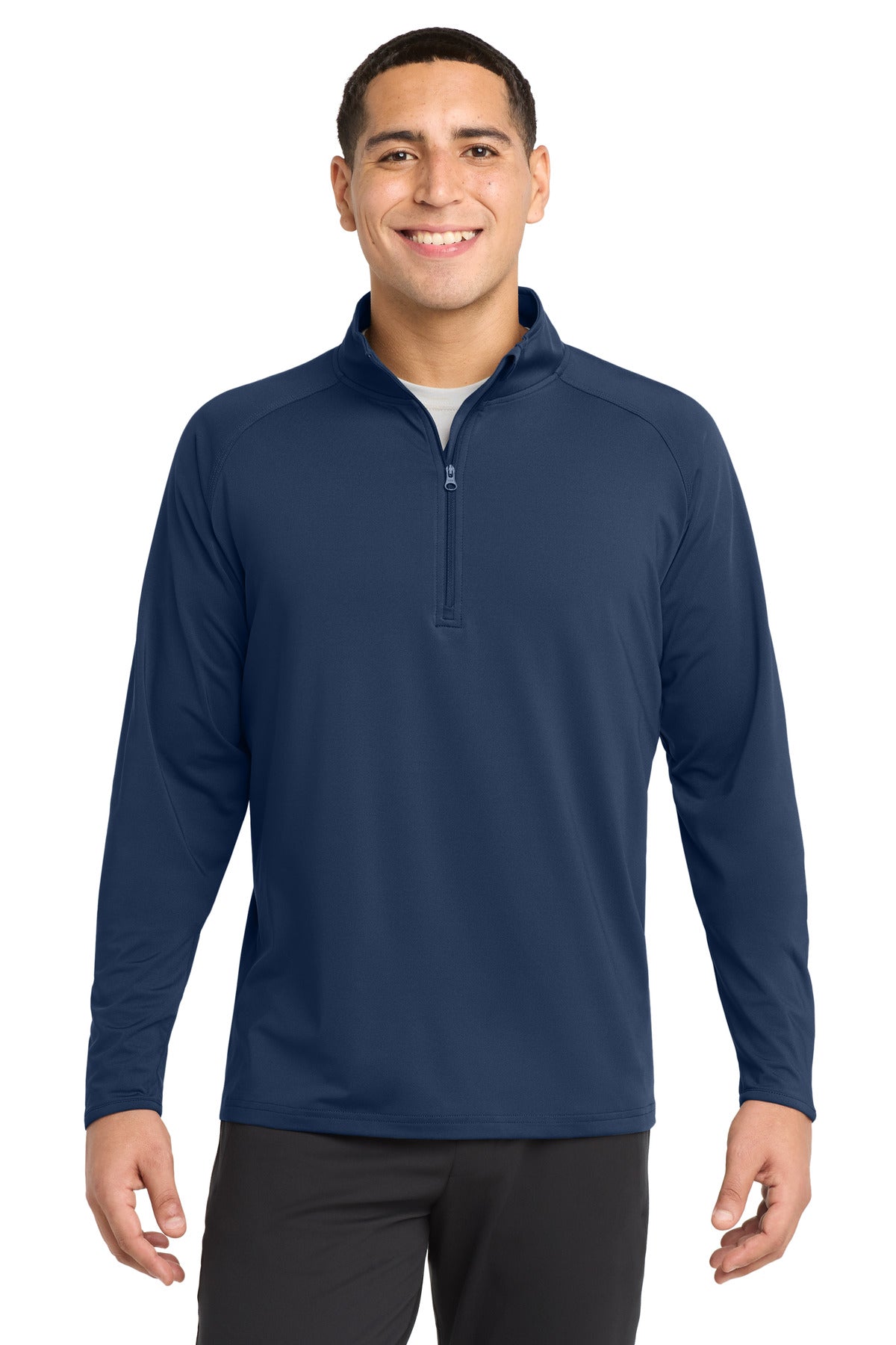 sport-tek ®  sport-wick ®  stretch 1/4-zip pullover. st850