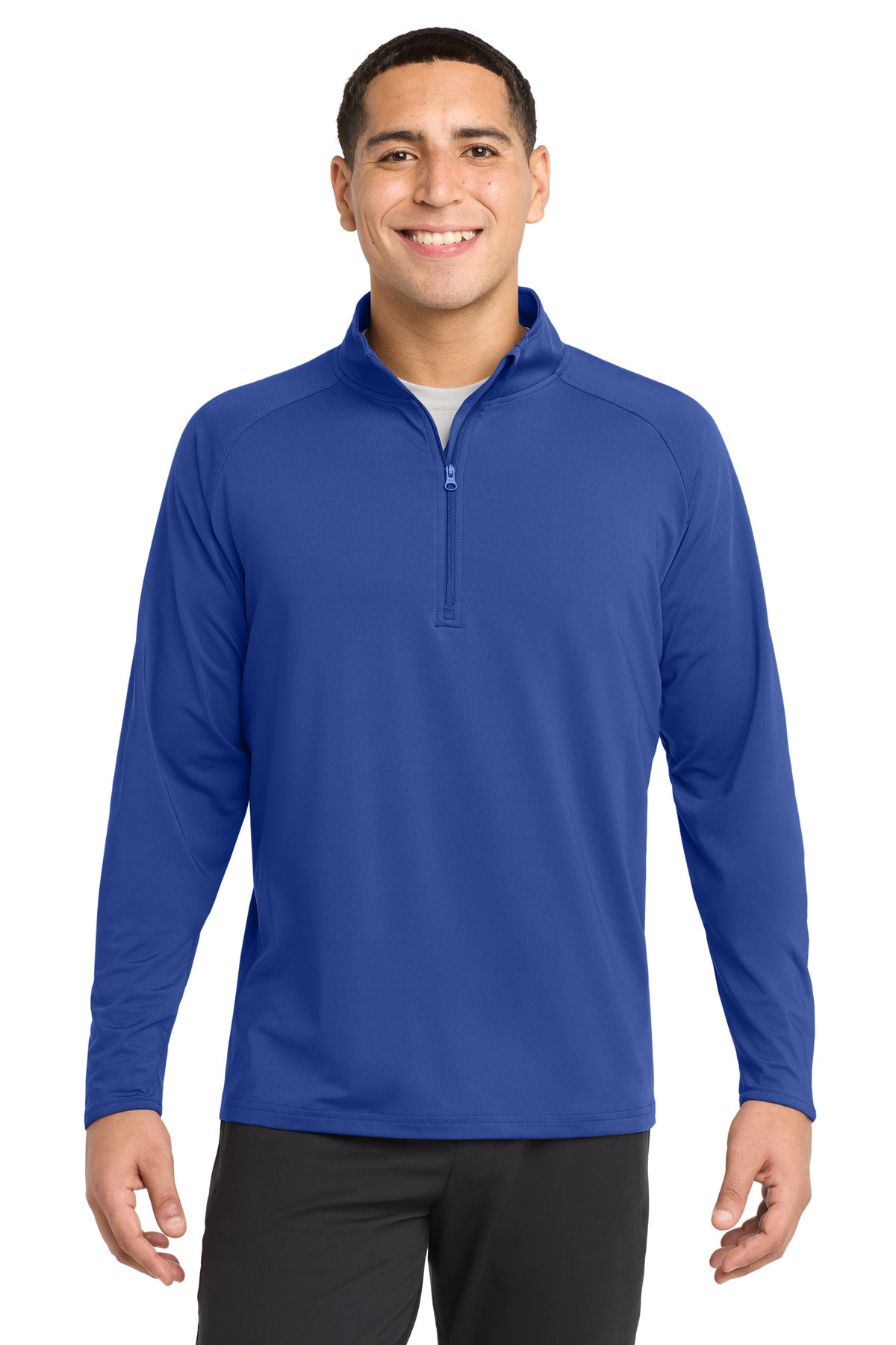 sport-tek ®  sport-wick ®  stretch 1/4-zip pullover. st850