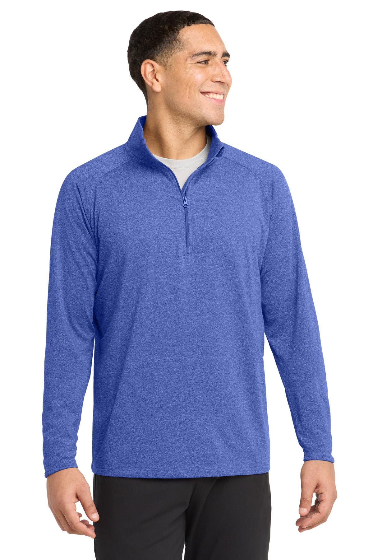 sport-tek ®  sport-wick ®  stretch 1/4-zip pullover. st850