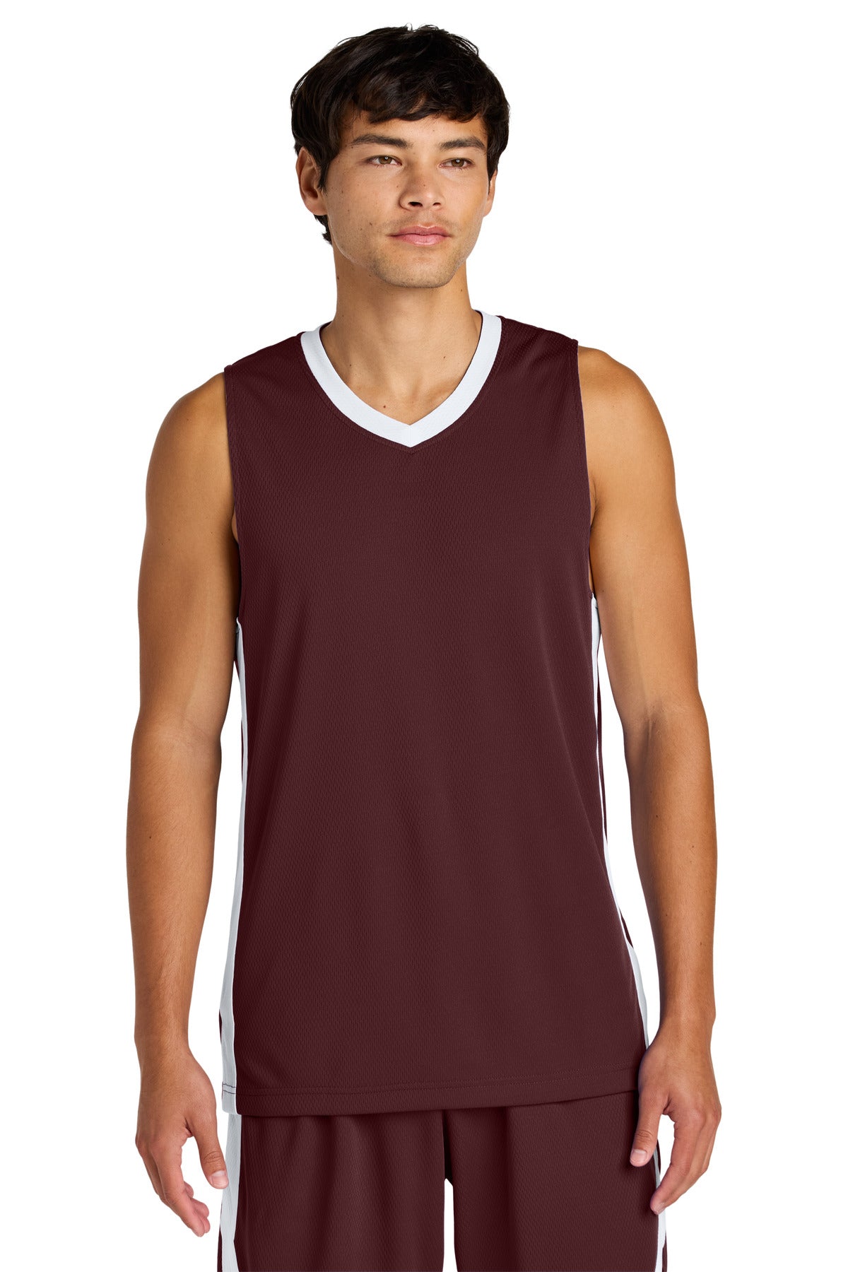 sport-tek ®  rival basketball rev jersey st900