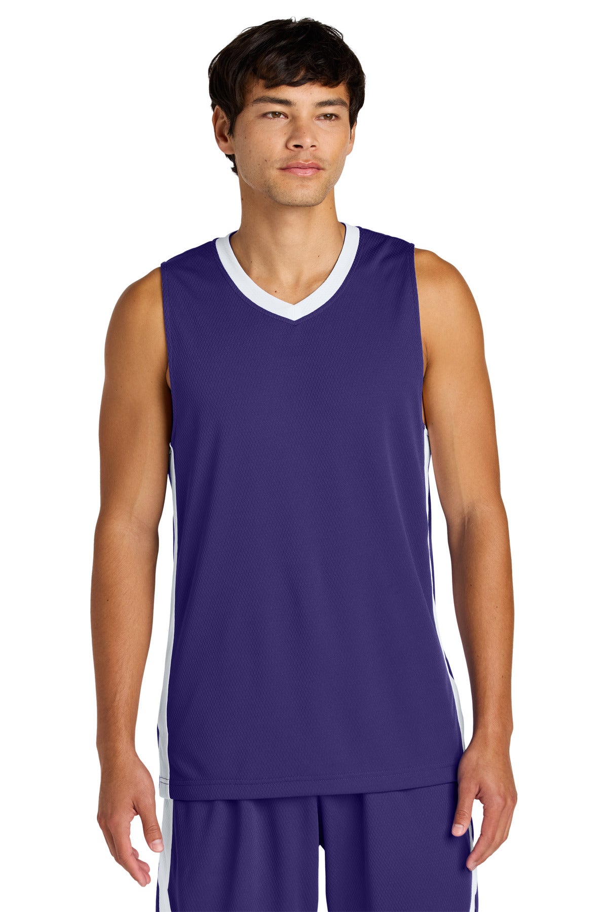 sport-tek ®  rival basketball rev jersey st900