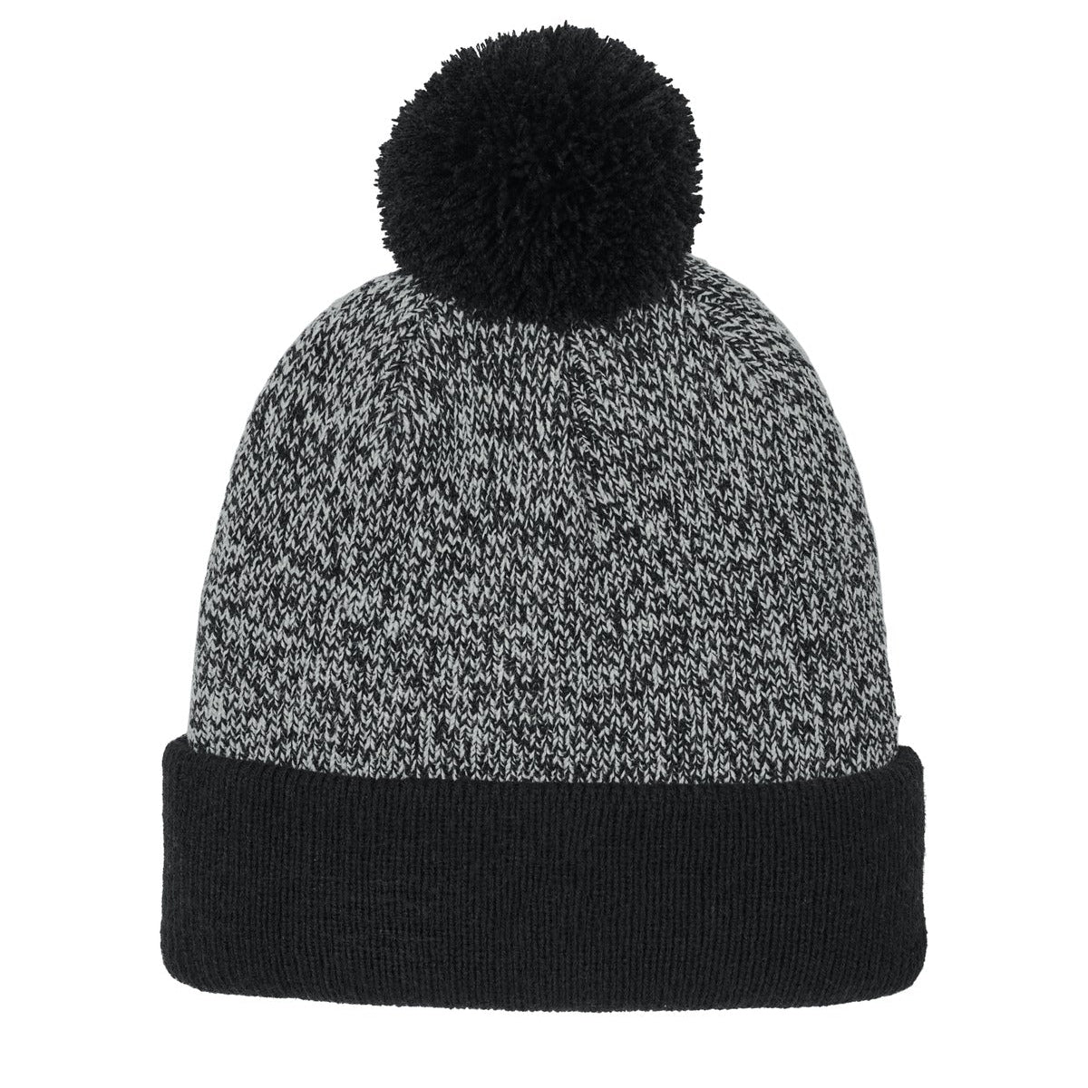 sport-tek ®  halftime heather pom beanie stc68